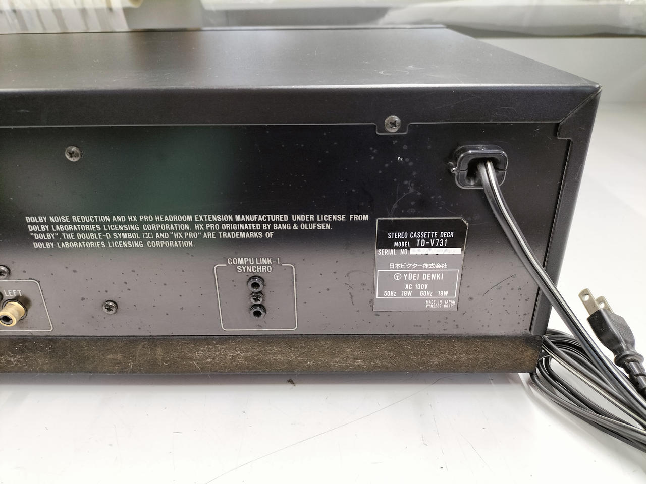 【往年の名機】VICTOR ステレオ カセットデッキ 【美品】 ビクター ステレオカセットデッキ R-E500｜Yahoo!フリマ（旧