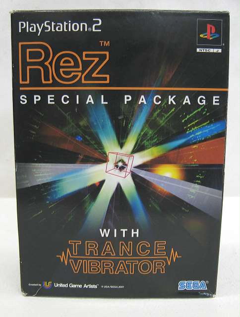 【希少】PS2ソフト　Rez  および　専用トランスバイブレーター セガ(SEGA)|REZトランスバイブレーター同梱スペシャルパッケージ