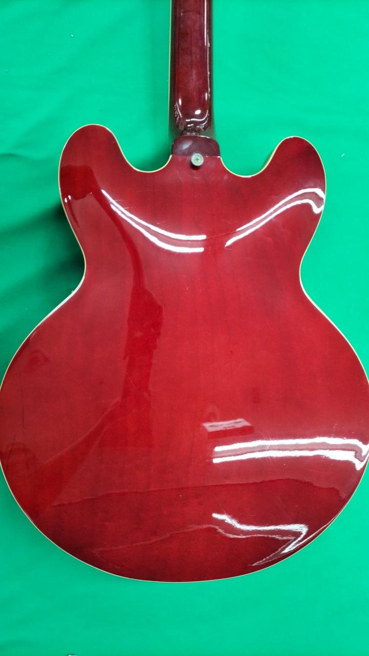 90's ジャパンビンテージBurny RSA-80 es-335 国産セミアコ 1980s Burny RSA-100 (Japanese ES-335 Copy) in Cherry w