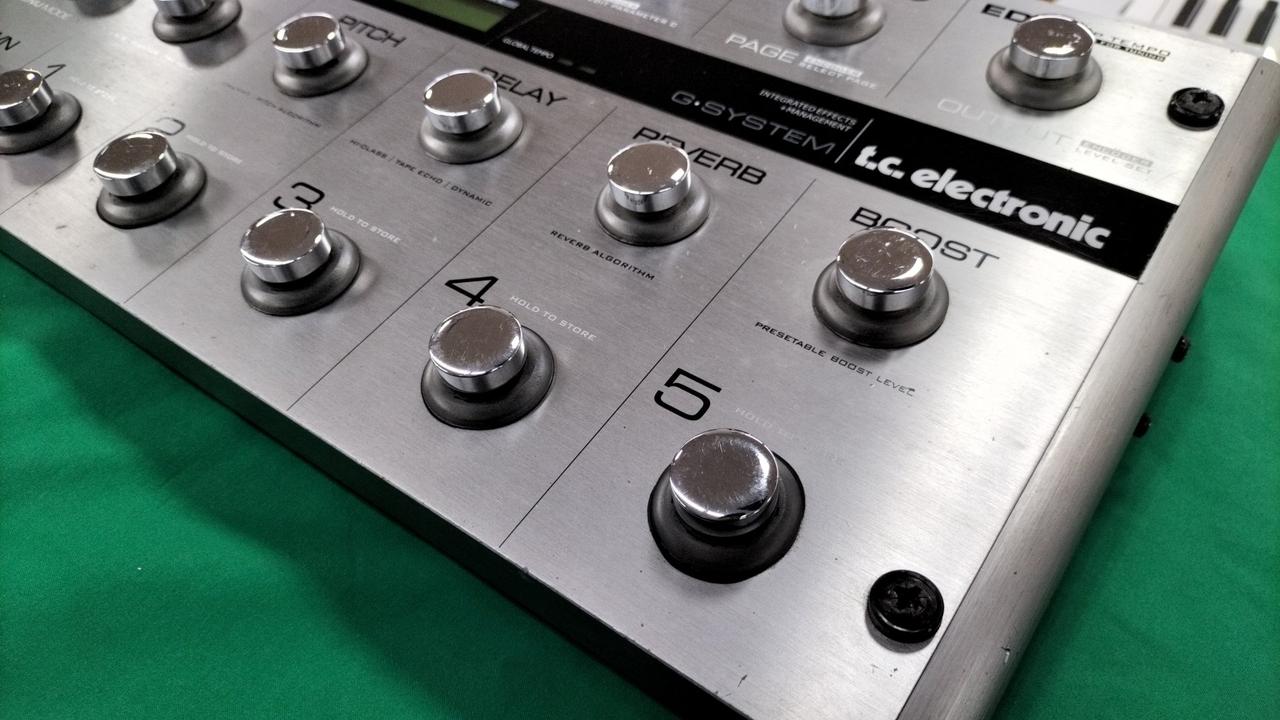 【ジャンク】 tc electronic G-System マルチエフェクター ティーシーエレクトロニック(TC ELECTRONIC)|マルチエフェクター