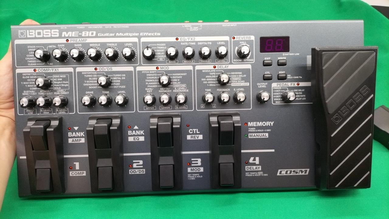 マルチエフェクター　BOSS ME-80 BOSS MEシリーズ マルチエフェクターME-80新品在庫状況をご確認