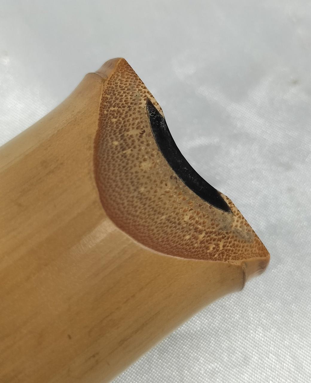 尺八本体 竹製 約54cm 尺八 (しゃくはち） 玉山銘 真竹 都山流 1尺6寸 高級管