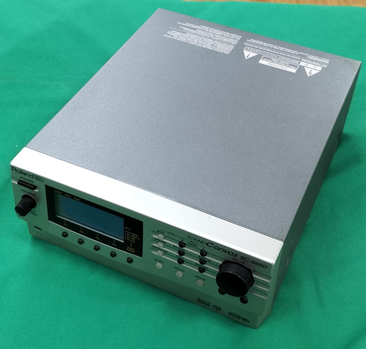Roland SC-8850 DTM音源モジュール　初期不良対応 Roland SC-8850 DTM音源モジュール初期不良対応