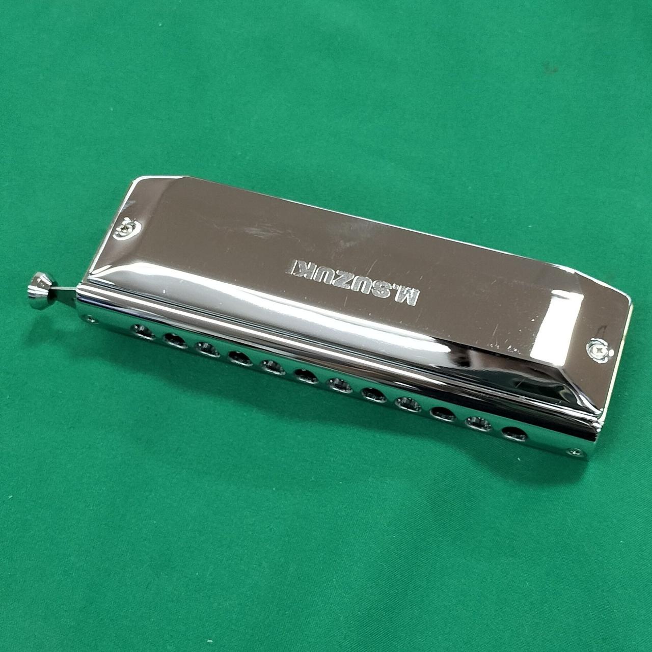 【美品】M.SUZUKI クロマティックハーモニカ SCX-48 SUZUKI スズキ SCX-48 クロマチックハーモニカ 12穴 日本製