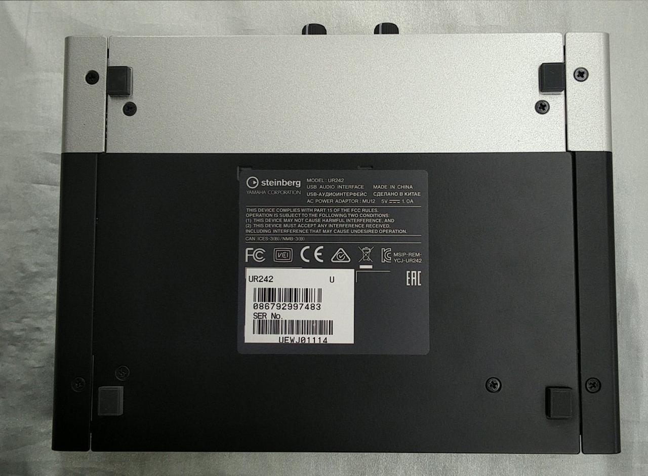 Steinberg UR242 USBオーディオインターフェイス　ジャンク Steinberg UR24C | USB 3.0 対応 2IN 4OUT オーディオ