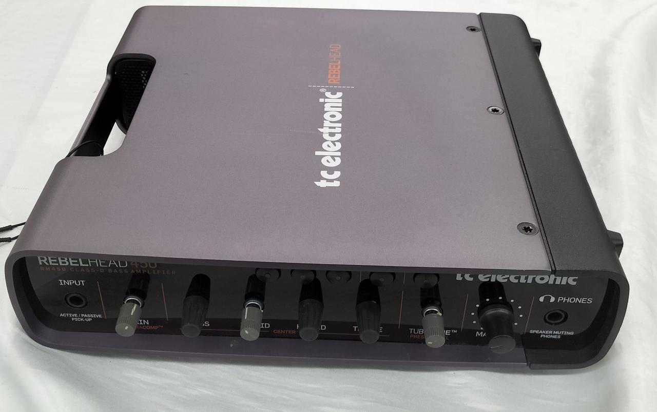 tc electronic RH 450 ベース ベースアンプヘッド レビュー】TC ELECTRONIC RH450 名門が手掛ける軽量Dクラス