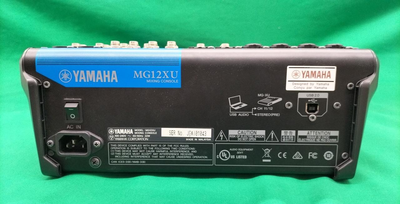 YAMAHA ミキシングコンソール Amazon | ヤマハ YAMAHA ミキシングコンソールMG12XUK