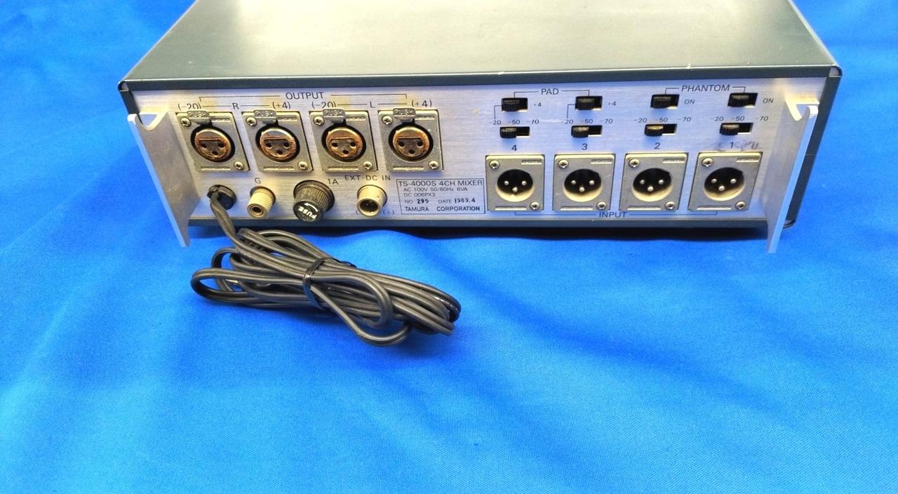 TAMURA TS-4000S ４chミキサー TAMURA|ミキシングコンソール|【ハードオフ公式通販】オフモール