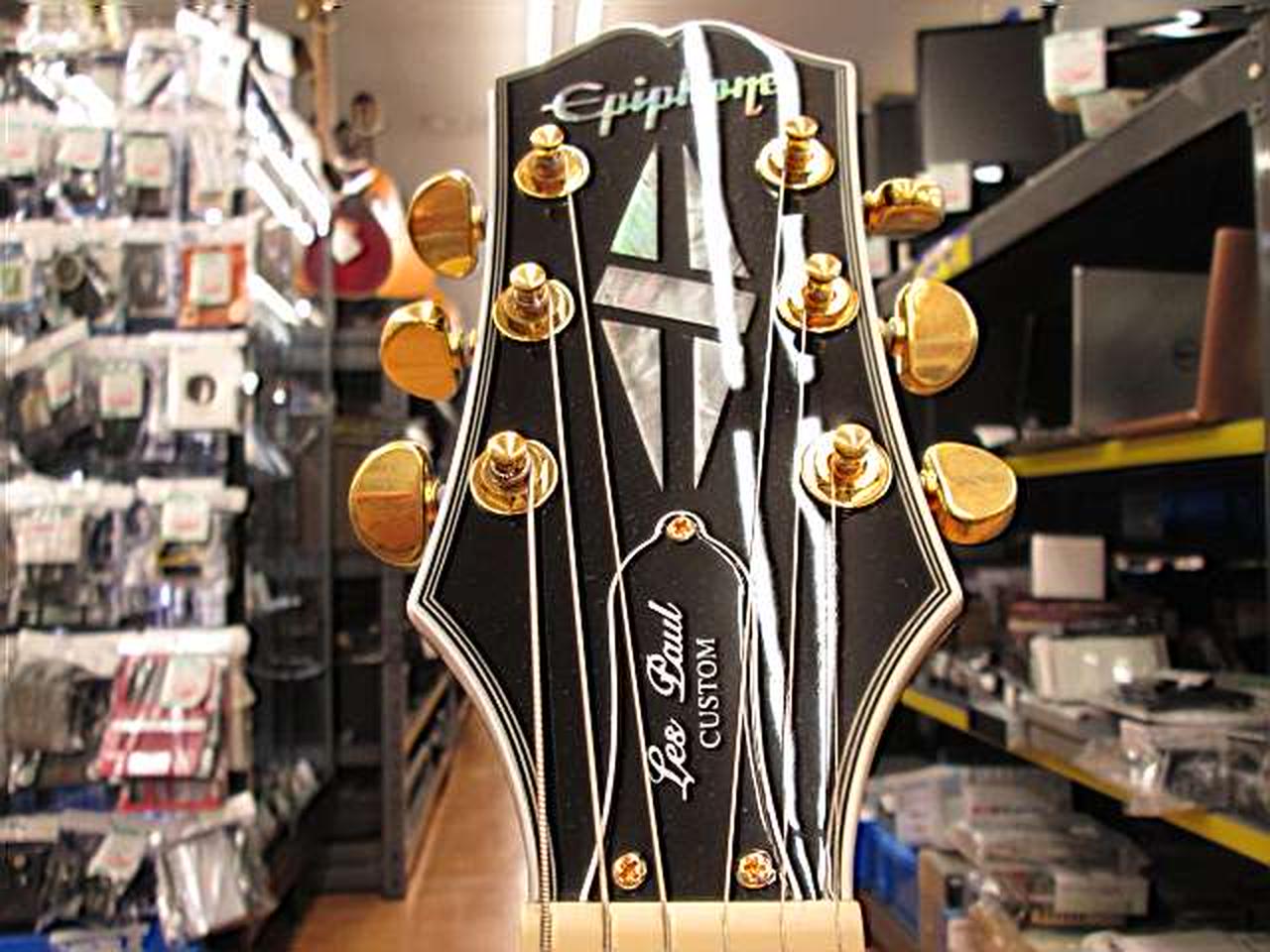 ❤️Epiphone ❤️特殊加工 JACKDANIEL'S レスポール Epiphone Epiphone(エピフォン) Les Paul Custom Ebony レス