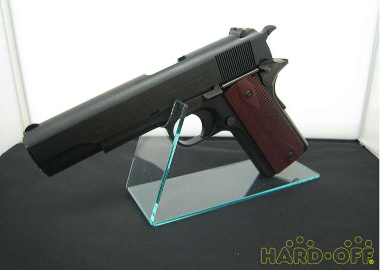 WA コルトM1911 ブラックアーミー ウッドグリップ付