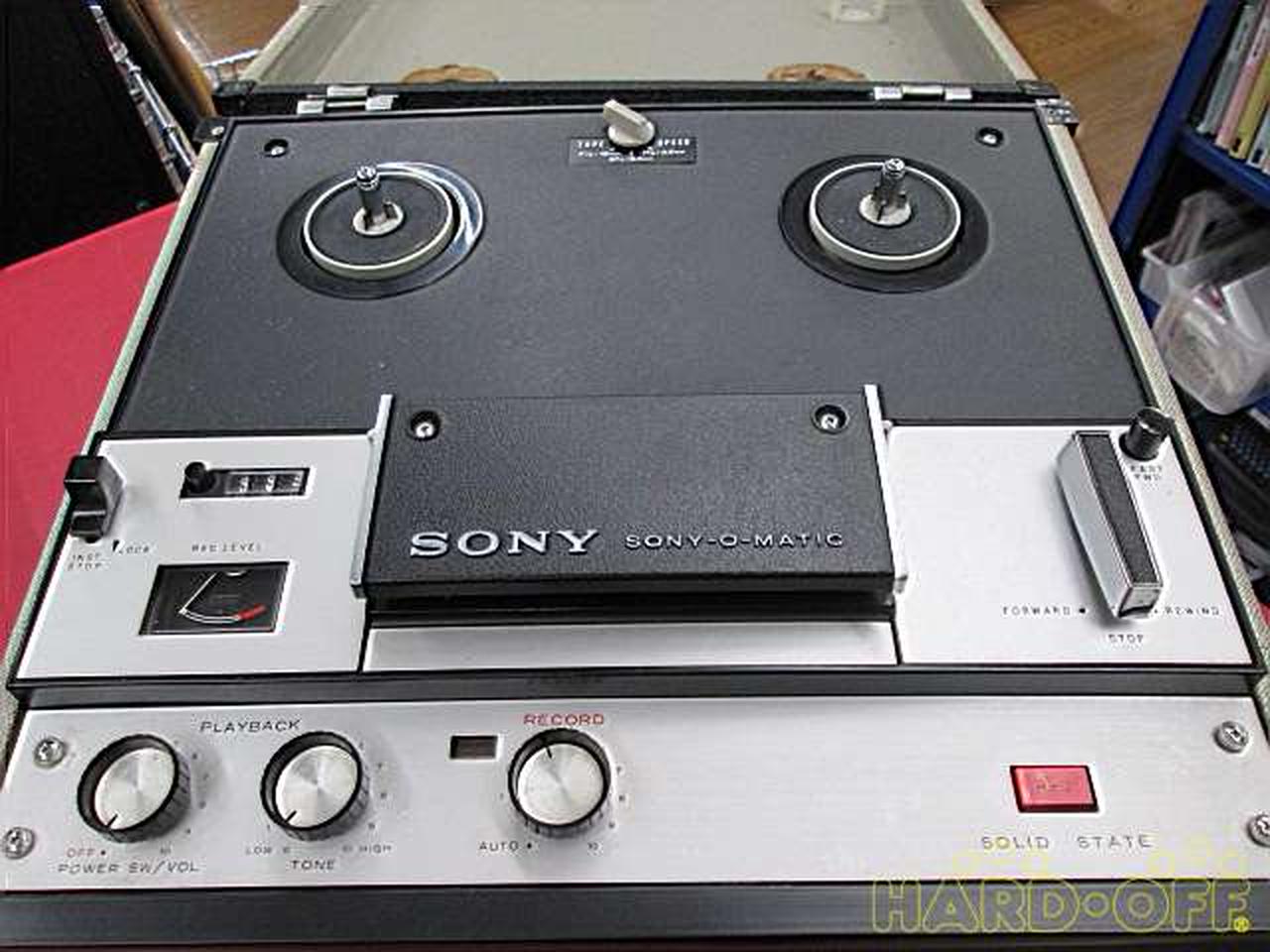 SONY 7号モノラル オープンリールテープレコーダー動作・機TC-357A
