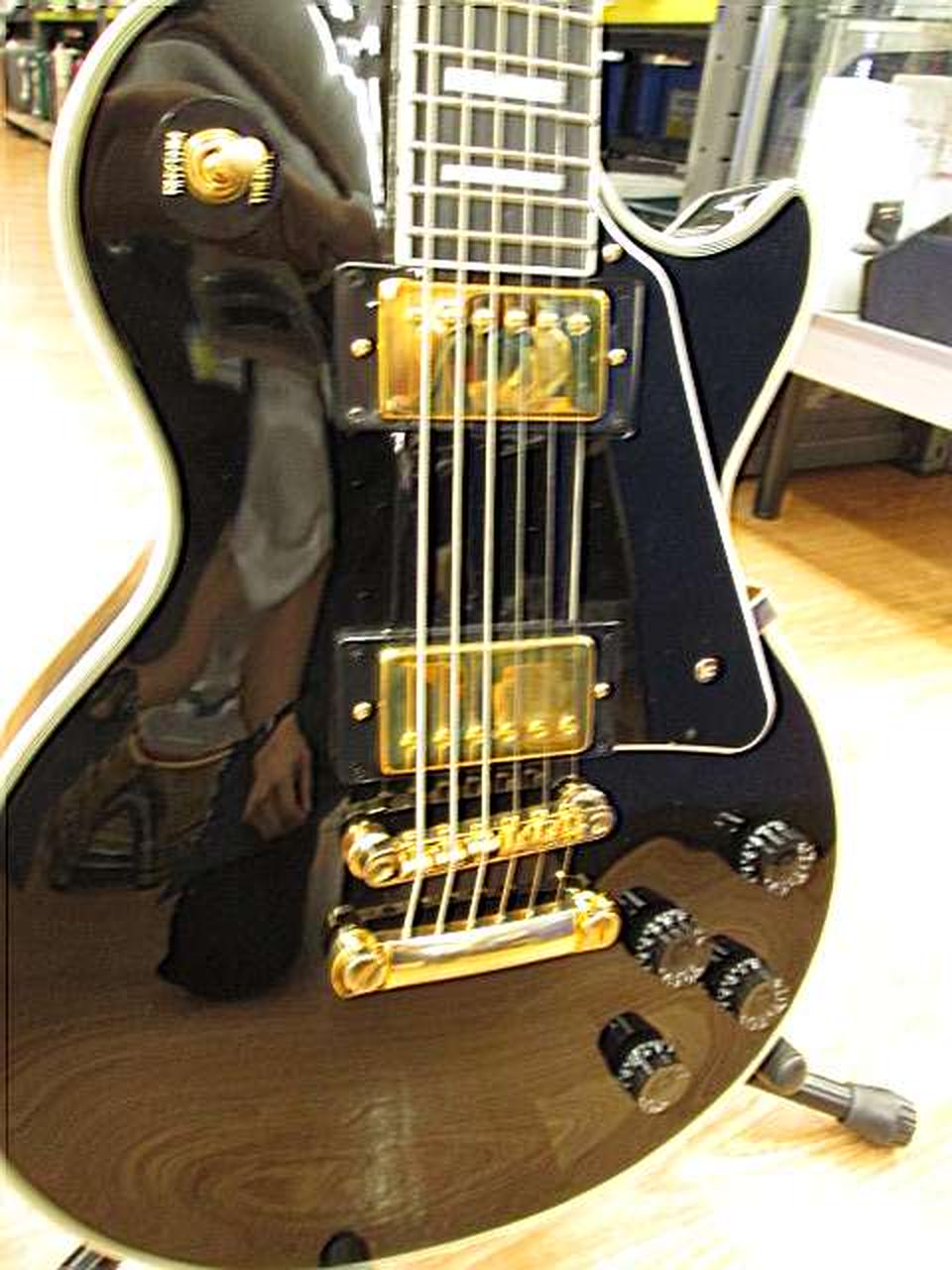 ❤️Epiphone ❤️特殊加工 JACKDANIEL'S レスポール Epiphone Epiphone(エピフォン) Les Paul Custom Ebony レス