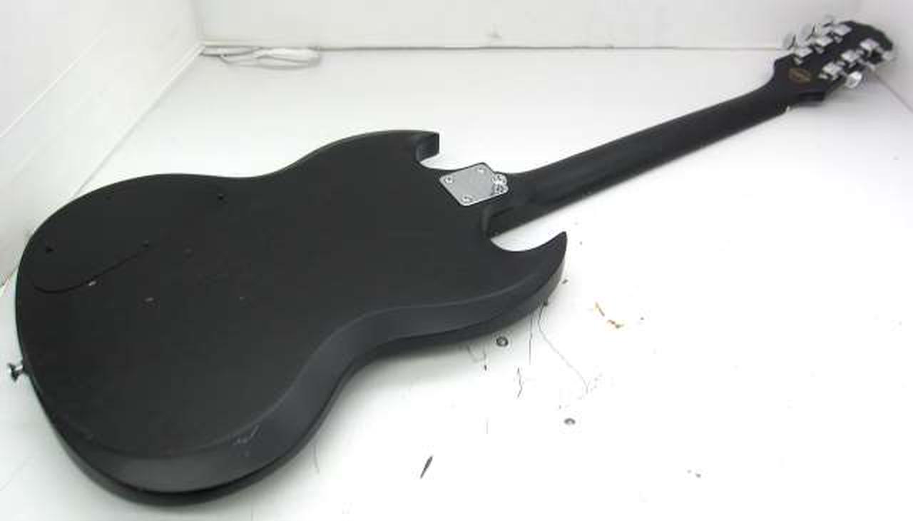 ジャンク品】Epiphone SG Junior 間抜け 黒 エレキギター エピフォン