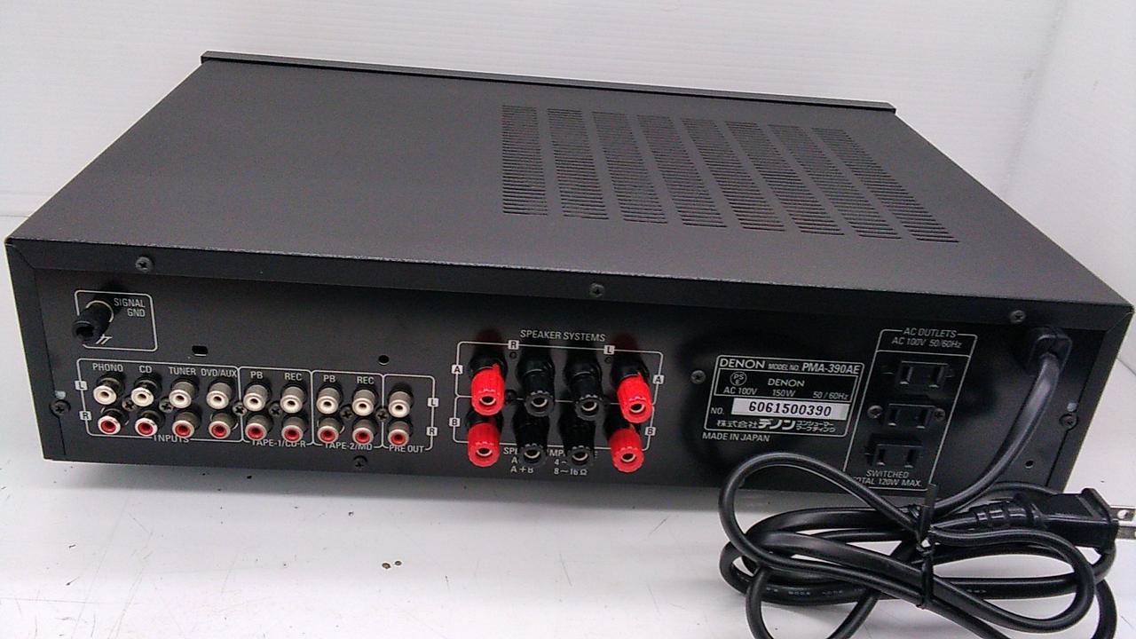 DENON デノン/プリメインアンプ/PMA-390AE/7031558330/オーディオ関連/Bランク/75【中古】 Amazon | DENON デノン PMA-390AE プリメインアンプ | Denon