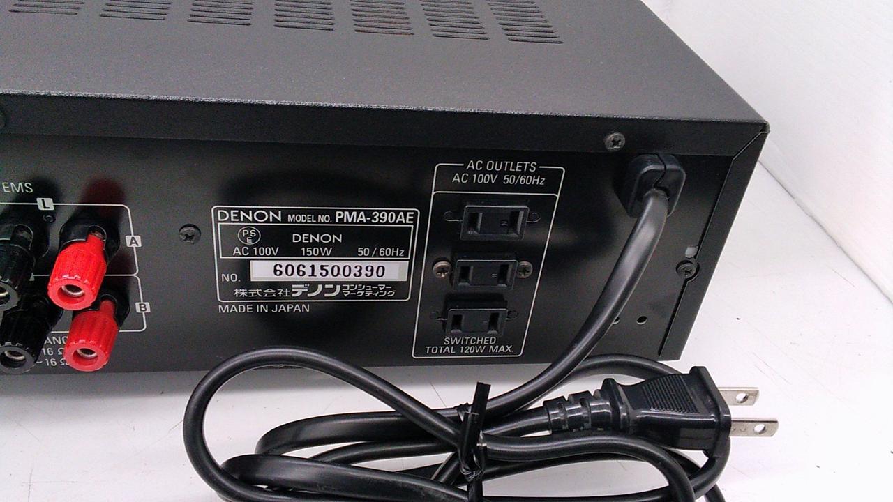 DENON デノン/プリメインアンプ/PMA-390AE/7031558330/オーディオ関連/Bランク/75【中古】 Amazon | DENON デノン PMA-390AE プリメインアンプ | Denon