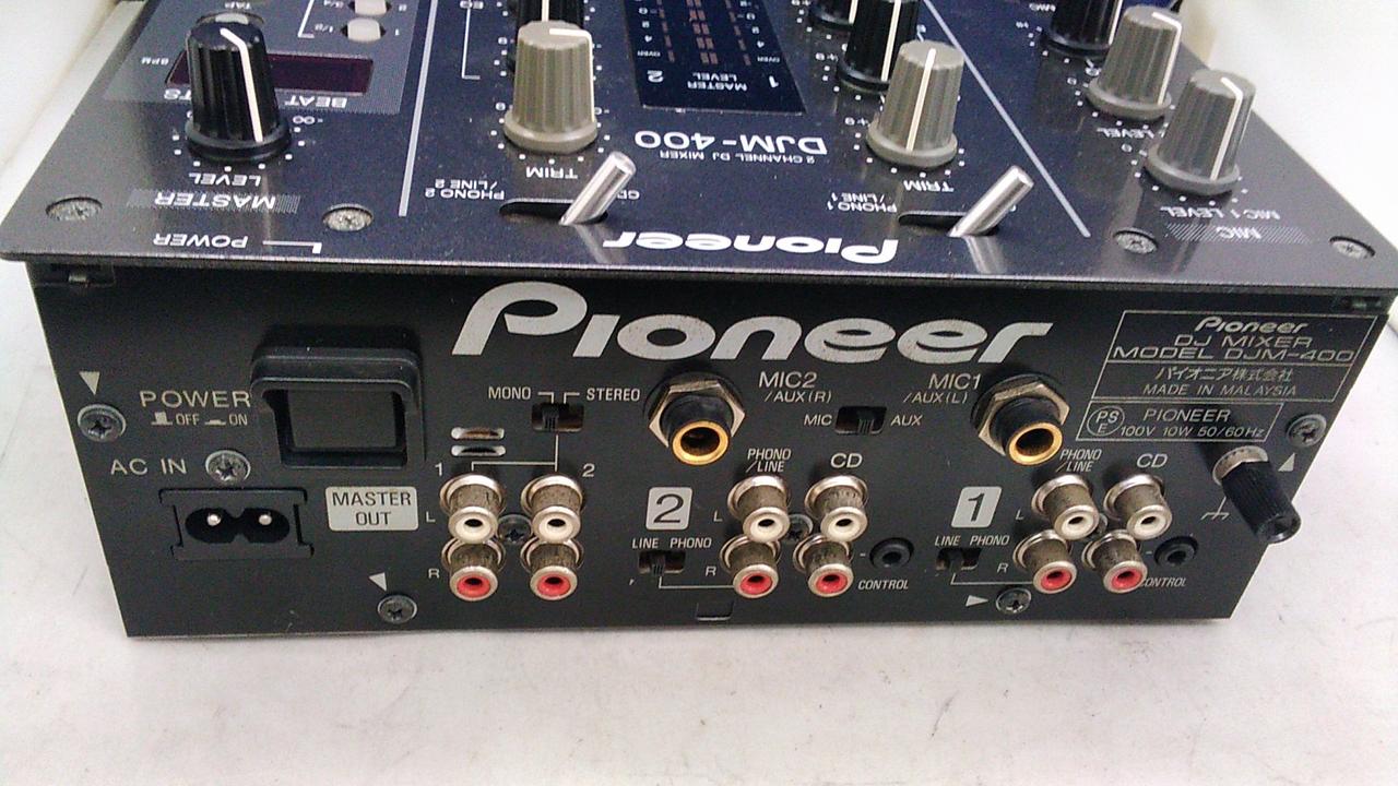 ss4613 パイオニア DJ用ミキサー DJM-400 ブラック 2ch pioneer