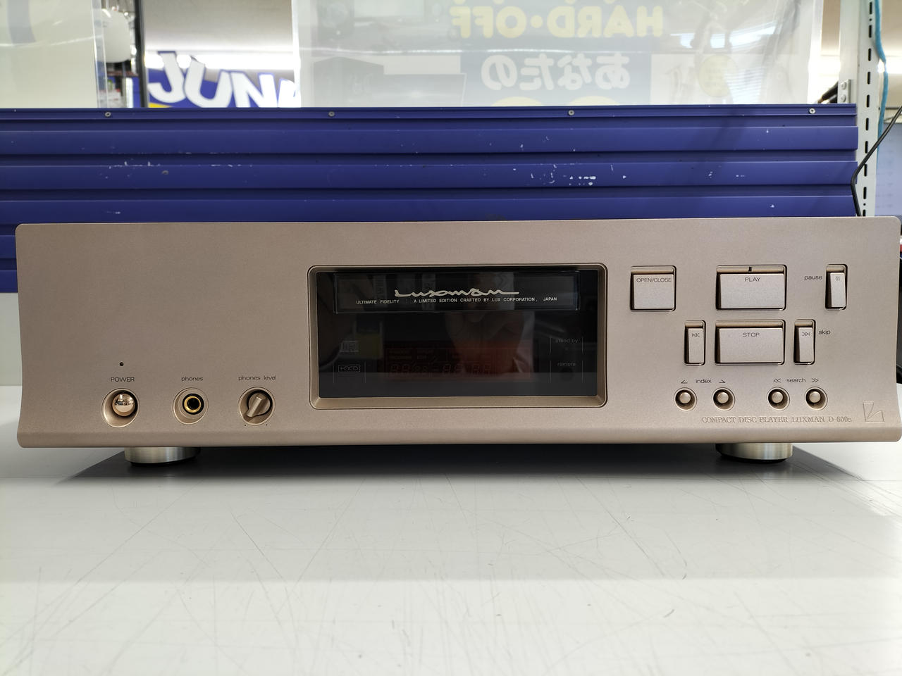 LUXMAN　ラックスマン　Ｄ-600s　CDプレーヤー LUXMAN ラックスマン D-600s CDプレーヤー