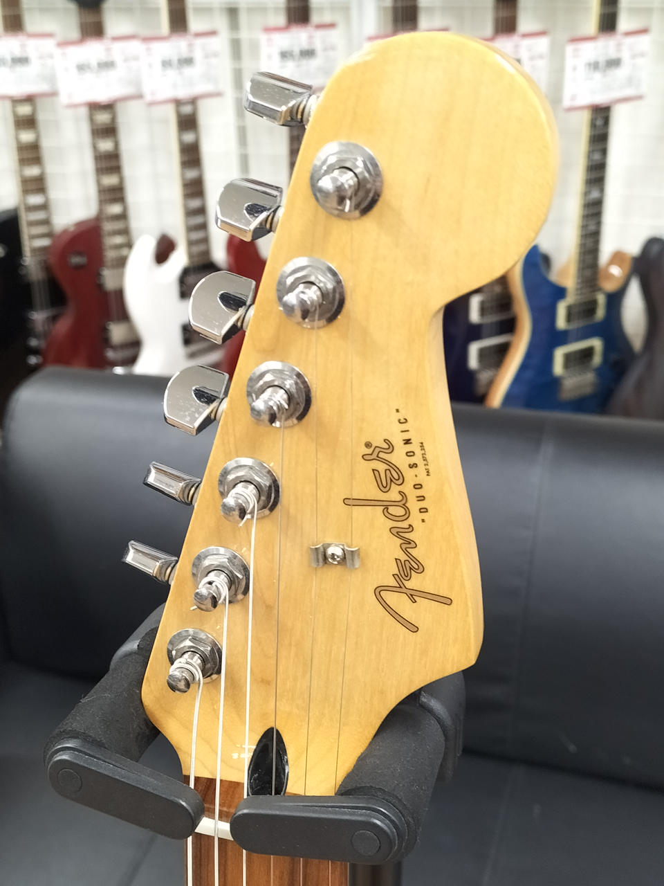 ギター fender Mexico DUOSONIC Fender Mexico Duo-Sonic HS Black PF <フェンダーメキシコ