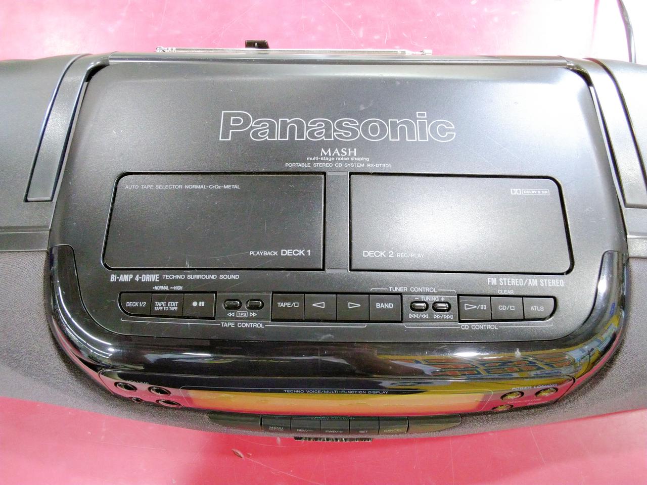 Panasonic　パナソニック　MASH RX-DT901　CDラジカセ Yahoo!オークション - Panasonic パナソニック RX-DT901 CD