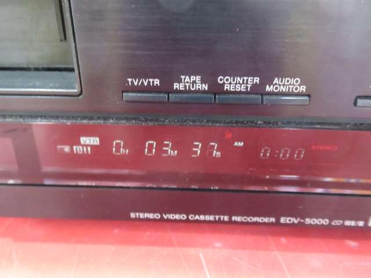 動作確認済 ＳＯＮＹ ベータ・デッキ ＥＤＶ－５０００ リモコン付 Amazon | EDベータビデオデッキ ソニー EDV-5000 | SONY(ソニー