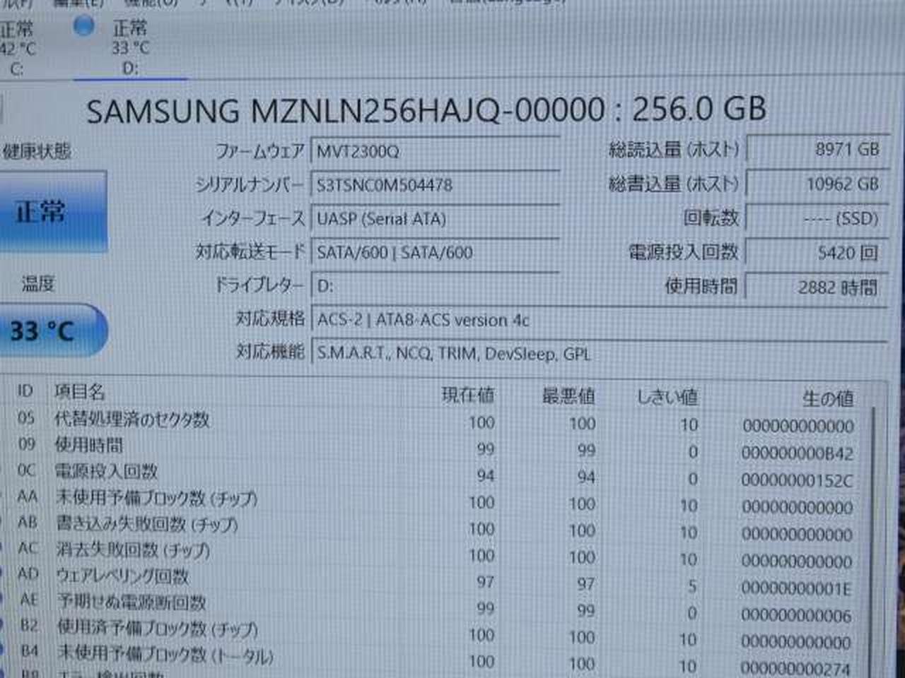 ※チェック用モニターの画面です。
