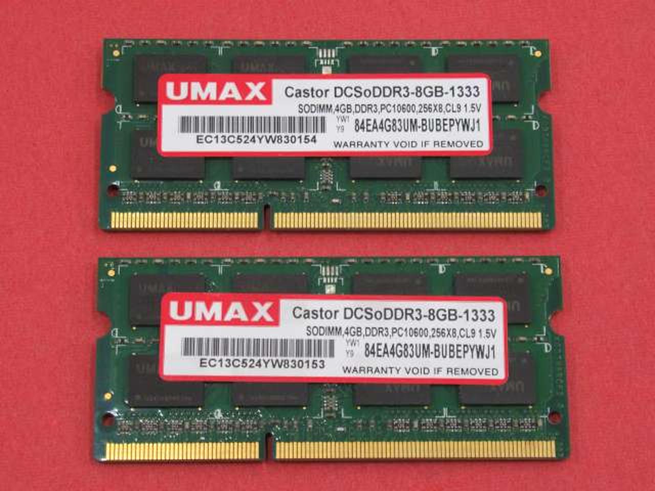 UMAX|ノートPC用メモリ DDR-1333 8GB×2個|【ハードオフ公式通販】オフ