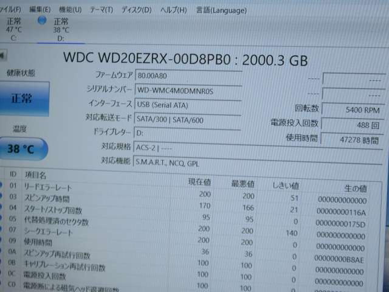 ※チェック用モニターの画面です。