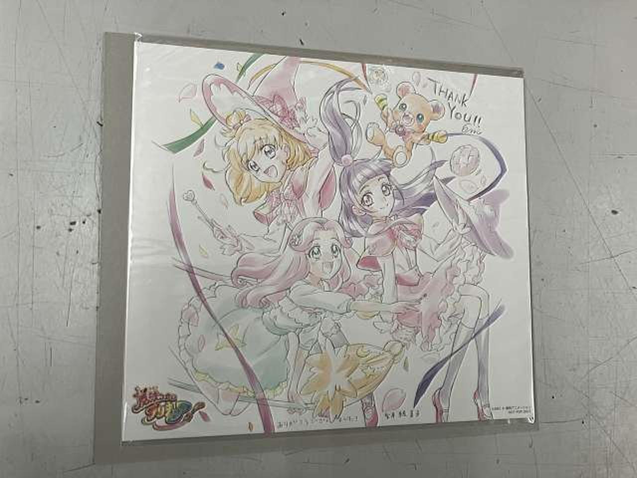 描き下ろしイラスト色紙