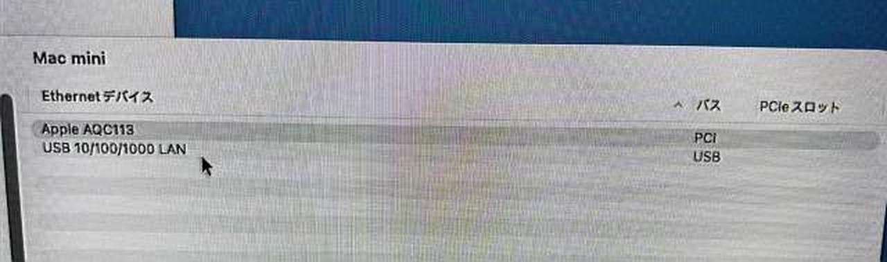 10Gイーサネット/※USBLANチェッ