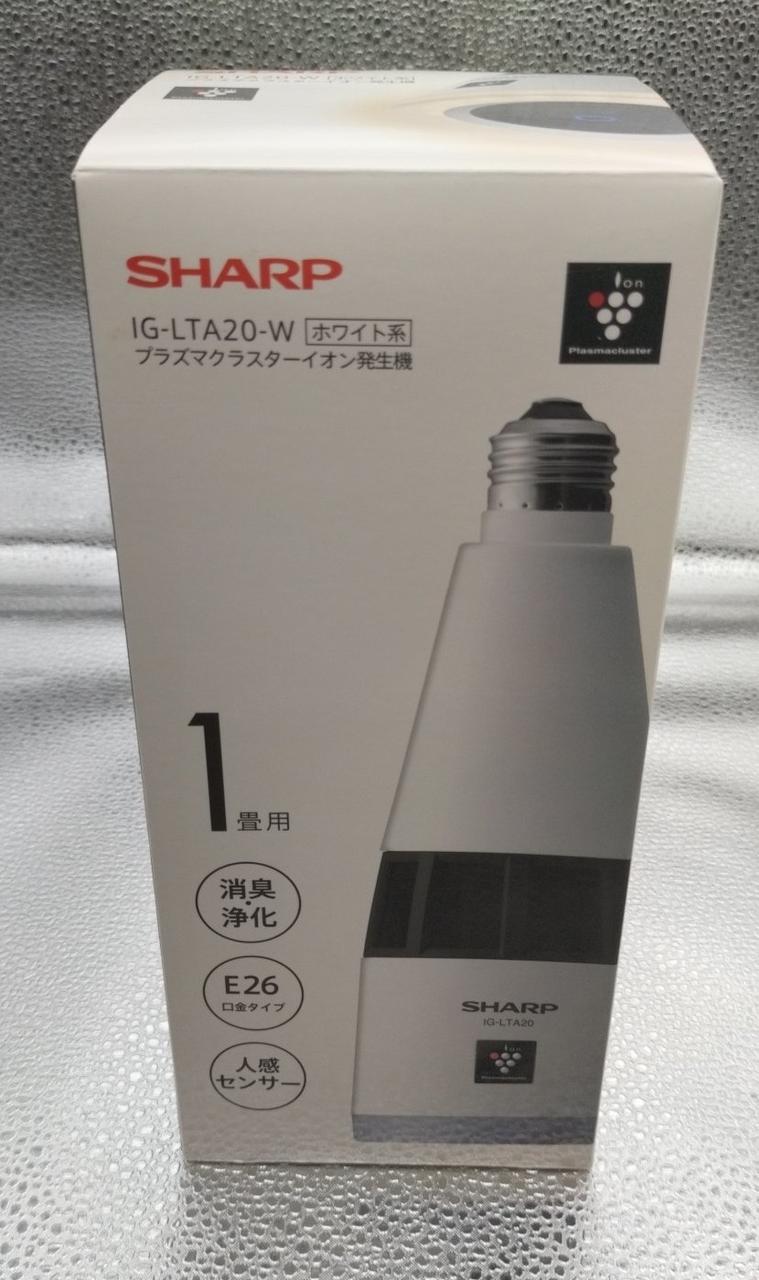 未使用　 SHARP IG-011RA イオン発生器 ホワイト ムー様SHARP プラズマクラスターイオン発生機 IG-011RA-H×2個