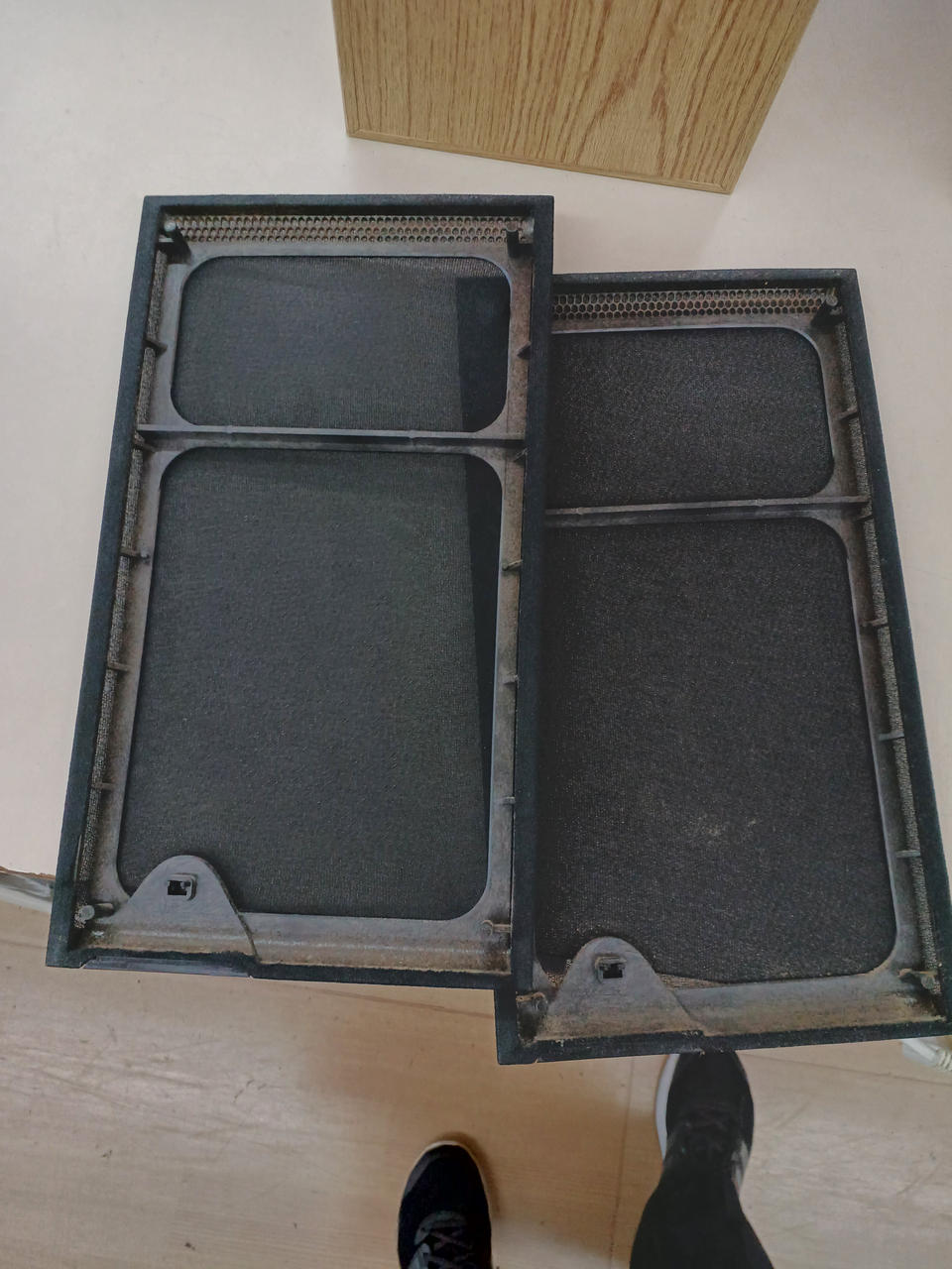 ネットに使用感があります。