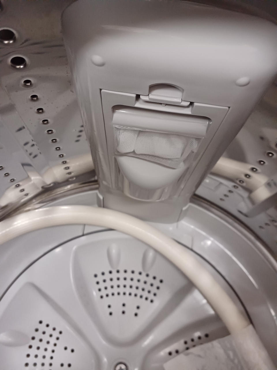 ごみ取りネット新品に交換済み