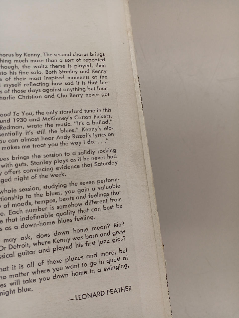 ジャケットにシミあり