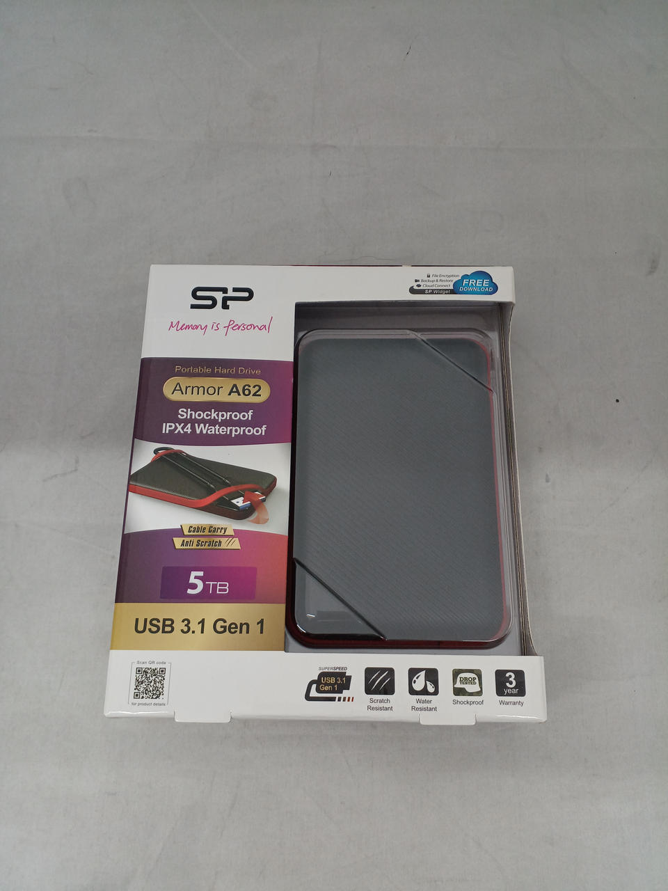Silicon Power Armor A62 – Robuste & Wasserfeste Externe Festplatte Bis 5TB