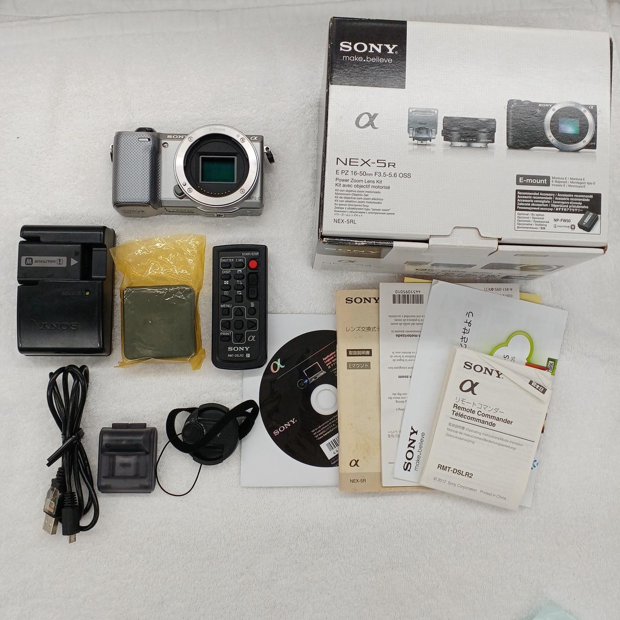 【美品】カメラ　SONY NEX-5R 付属品などは新品　バッグなどオマケ 美品】カメラ SONY NEX-5R 付属品などは新品 バッグなどオマケ