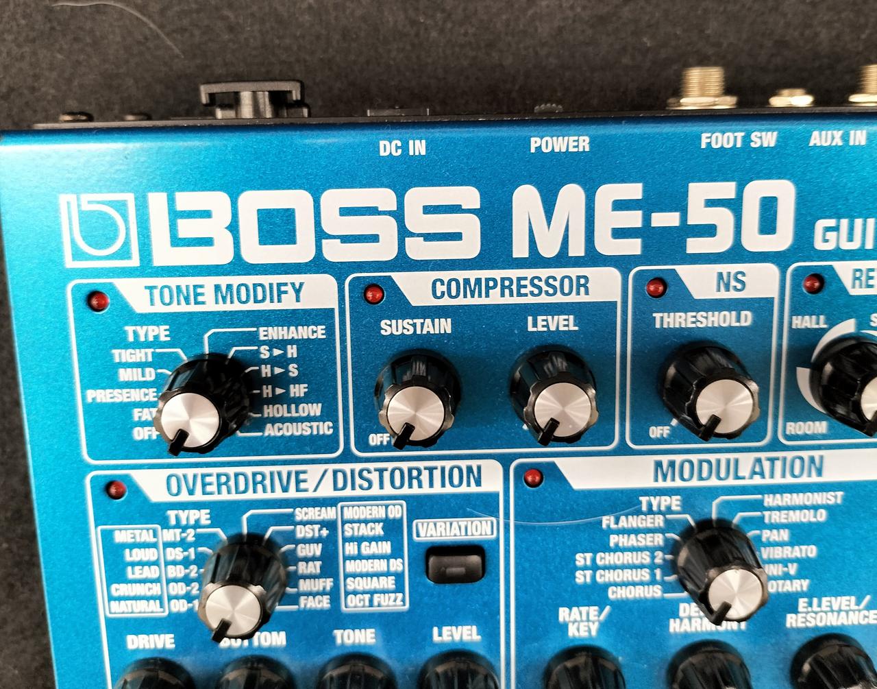 BOSS ME-50 マルチエフェクター ボスマルチエフェクター レビュー】じつは隠れた名機かも？BOSSのマルチエフェクターME