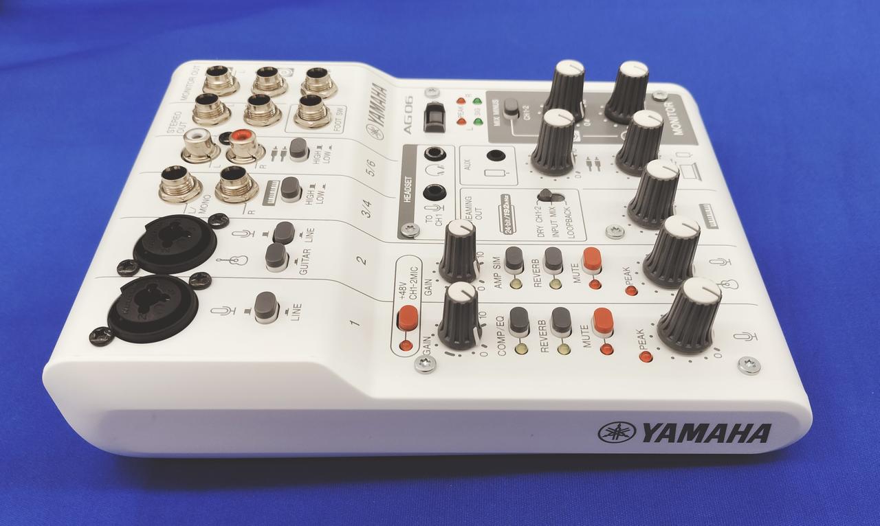 Yamaha AG06 MK2 ミキサー Amazon.com: Yamaha AG06MK2 White 6-Channel Live Streaming