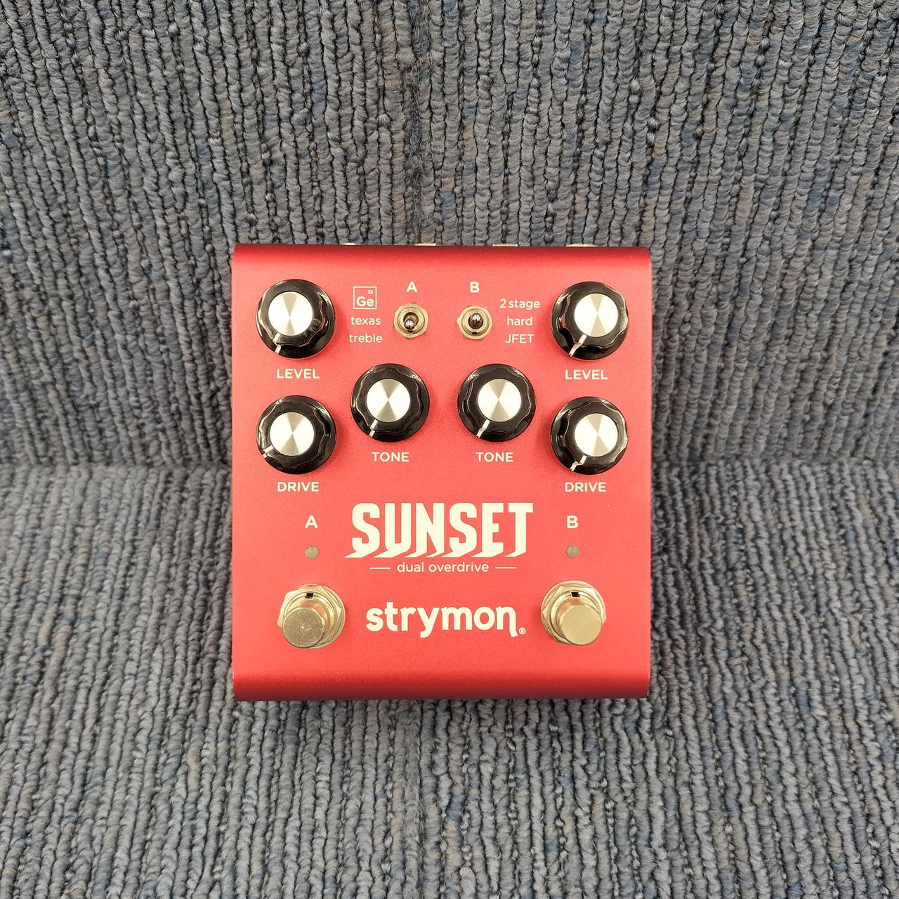 新品未使用品　strymon side オーバードライブエフェクター strymon SUNSET【Dual Overdrive】（ストライモン）オーバー