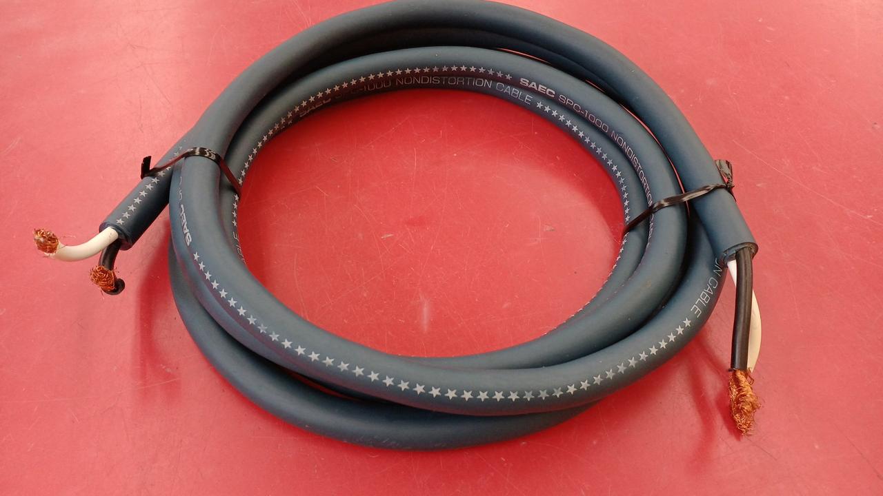 SAEC SPC-1000 スピーカーケーブル 2.5m ペア 2本SAEC SPCー1000