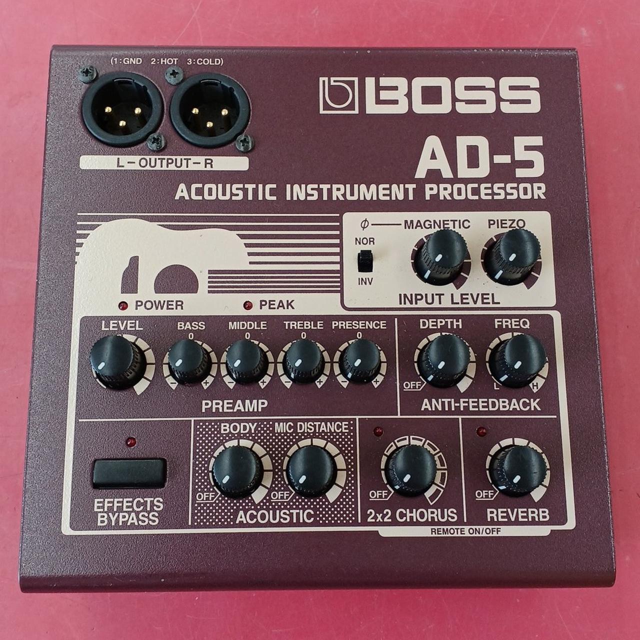BOSS AD-5 ボス アコースティック・インストルメント・プロセッサー