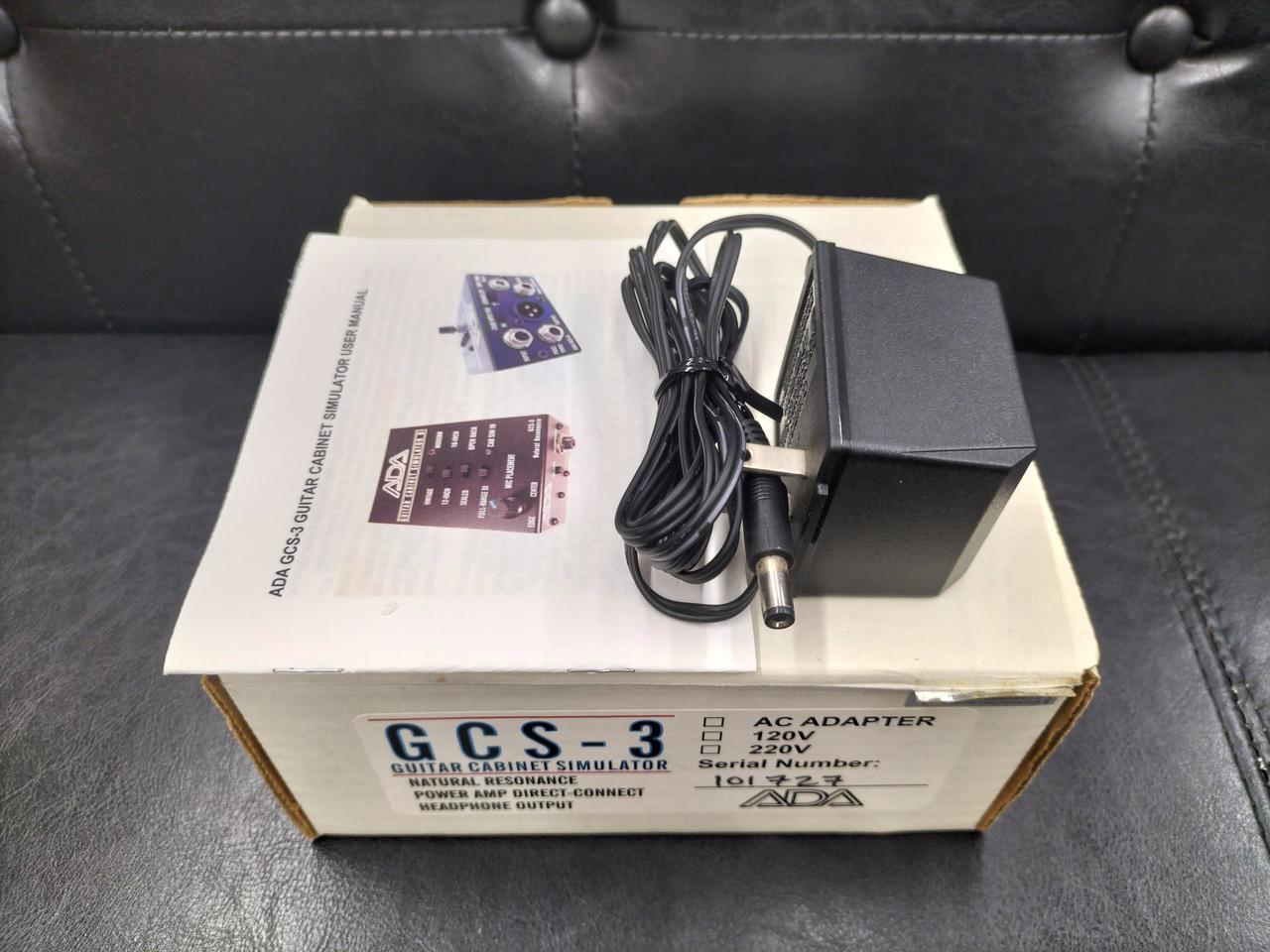 ADA GCS-6 　キャビネットシミュレーター A/DA GCS-6 Stereo Guitar Cabinet Simulator & DI with