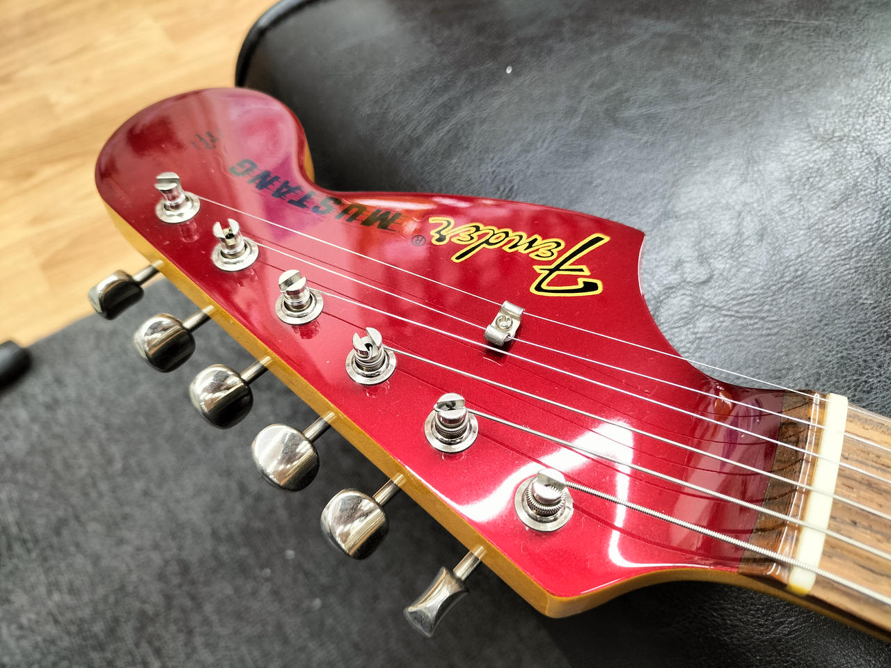 Fender Japan MG69MH CAR 換え弦付き Fender Japan MG69/MH Mustang Candy Apple Red Guitar | eBay