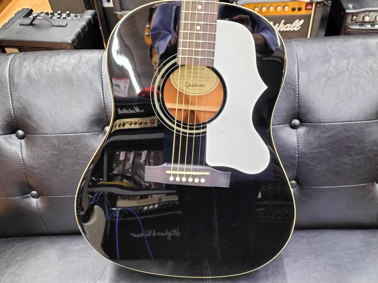 美品 Epiphone 1963 EJ-45/EB Gibsonハードケース付 Epiphone 1963 EJ-45/EB エレアコ ハードケース付 斉藤和義