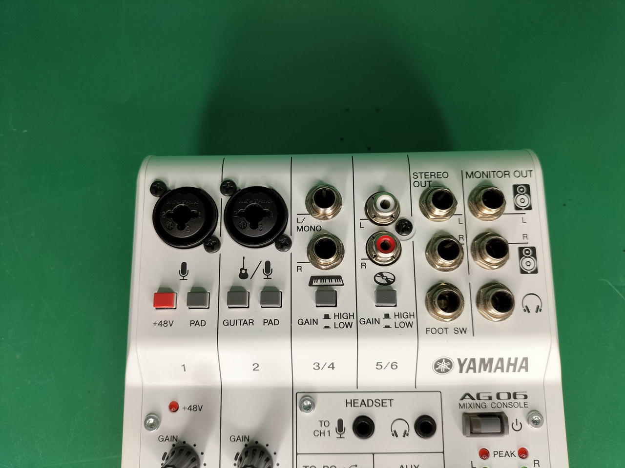 【中古品】YAMAHA AG-06 オーディオインターフェイス AG06 YAMAHA オーディオインターフェース 6チャンネル - メルカリ