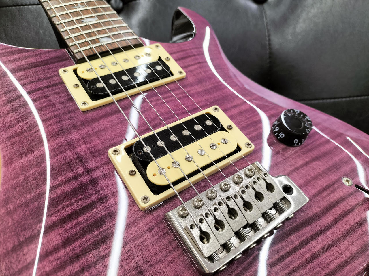 ポールリードスミス エレキギター SE Custom 24 PRS SE Custom24-08 Quilt Package Charcoal Cherry Burst