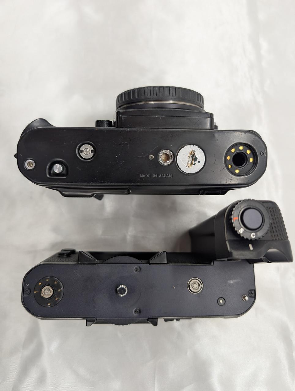 本体側裏蓋固着しており開きません。