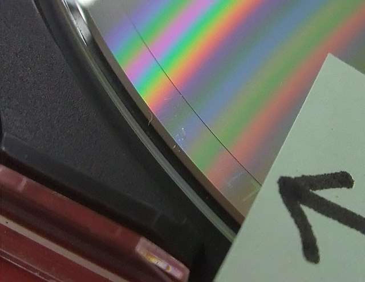 ディスク、問題の無いキズあり