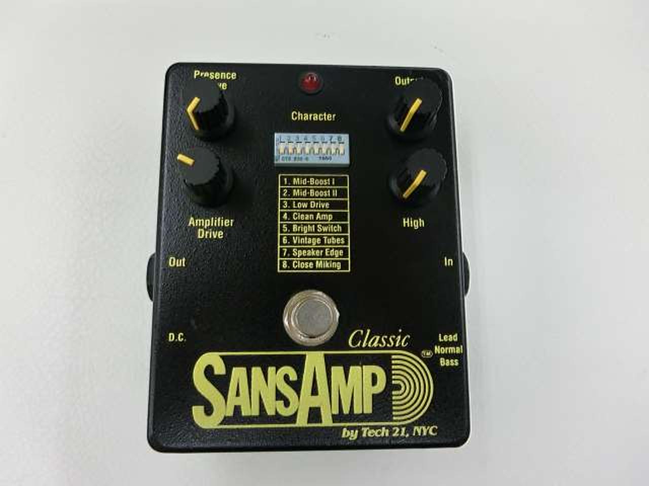 Tech21 SansAmp Classic 【DC変換付属】 美品・DC変換ケーブル付属】Tech 21 SansAmp Classic ギター
