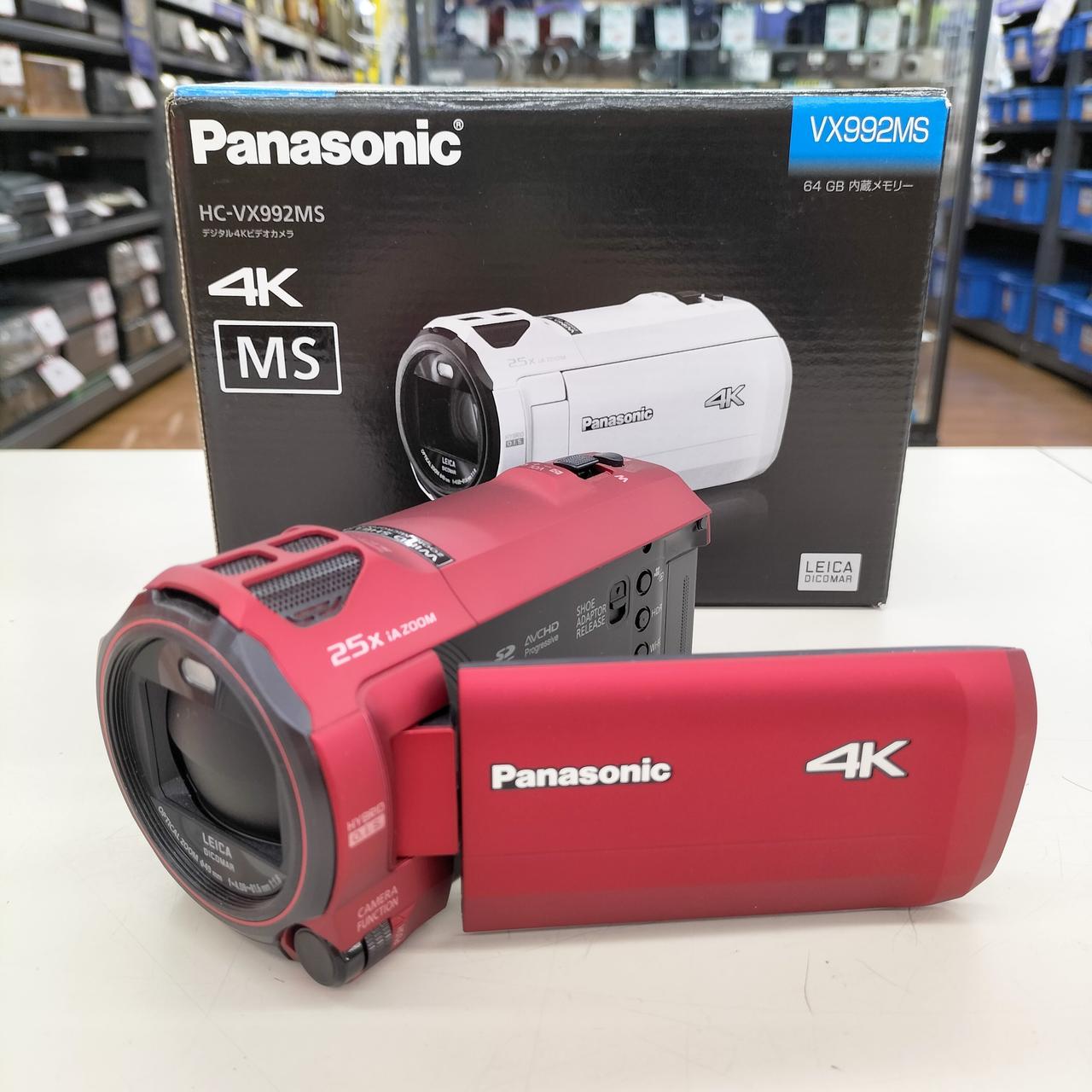 Panasonic HC-VX992MS 4Kビデオカメラ