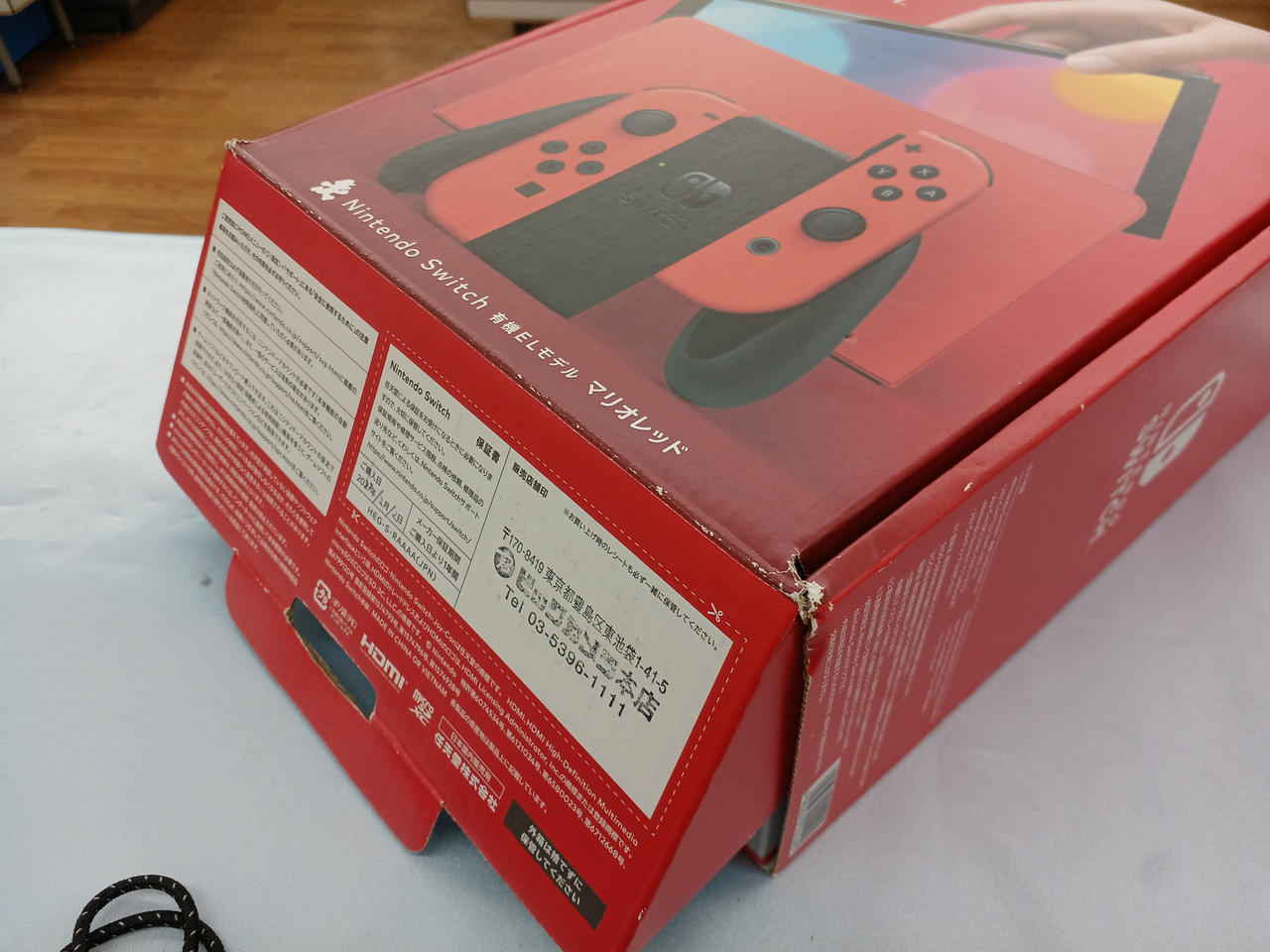 Nintendo Switch マリオレッド　SD 256GB付き箱無し Nintendo Switch 任天堂 (Nintendo 有機ELモデル マリオレッド